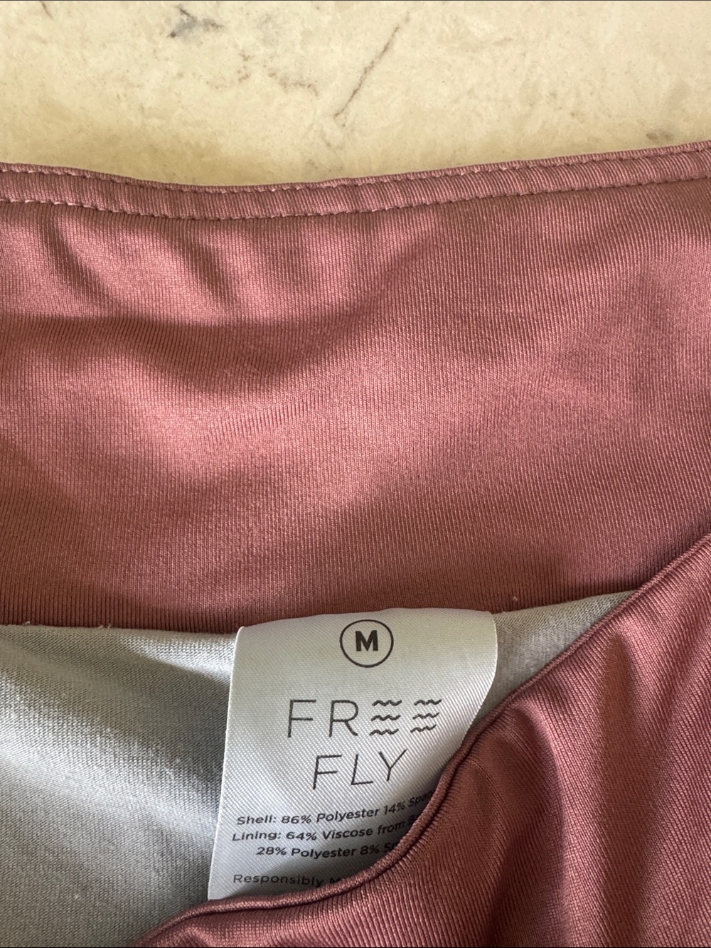 Free Fly Bamboo Lined Active Breeze Skort 13” Pink Active Skort - Picture 6 of 9